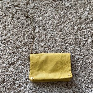 Yellow Leather Purse